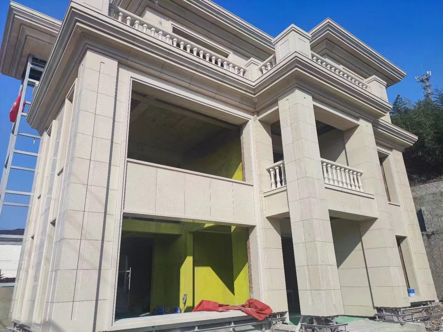 芝麻白外墻干掛？