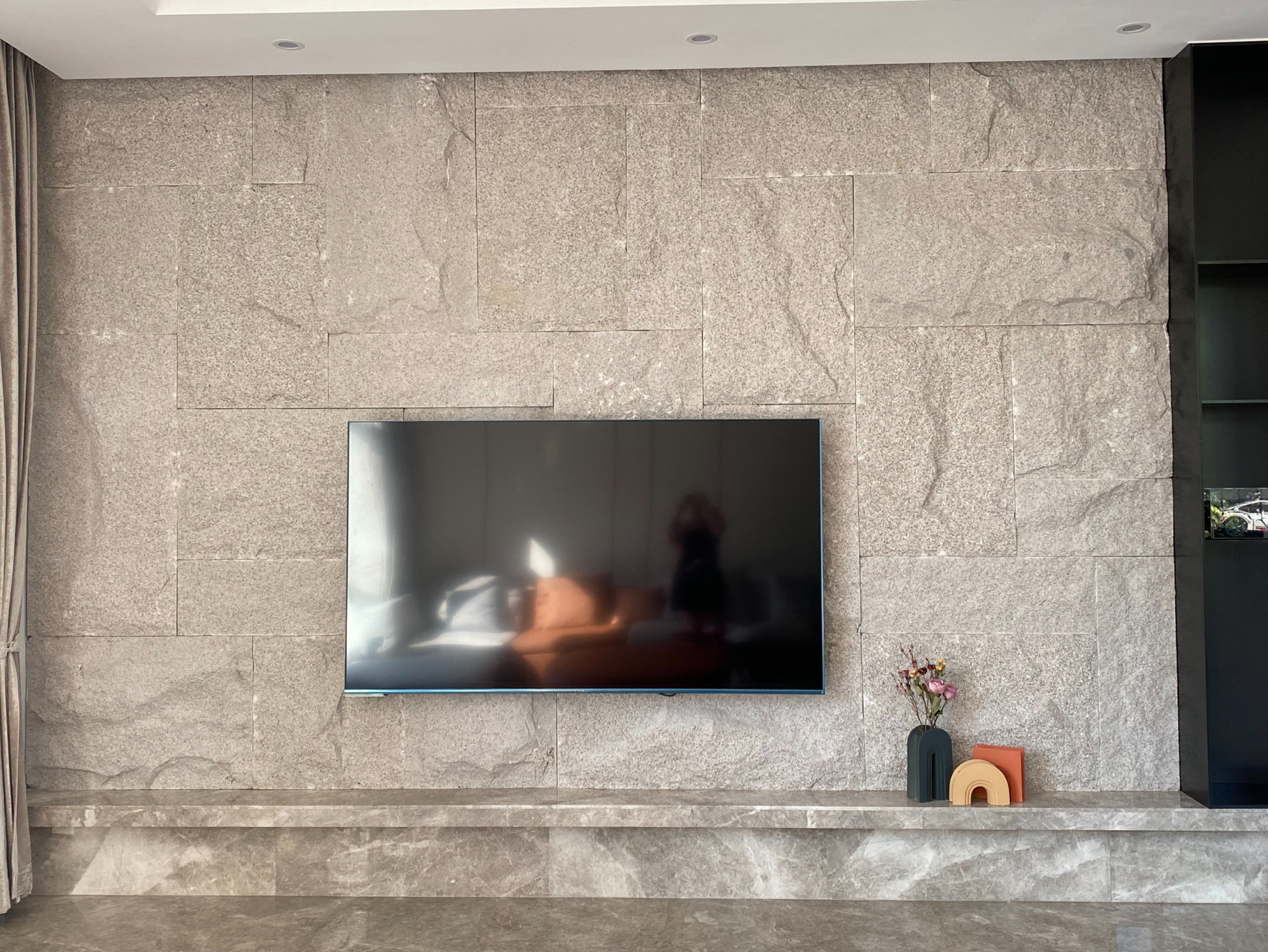 大理石背景墻輕奢