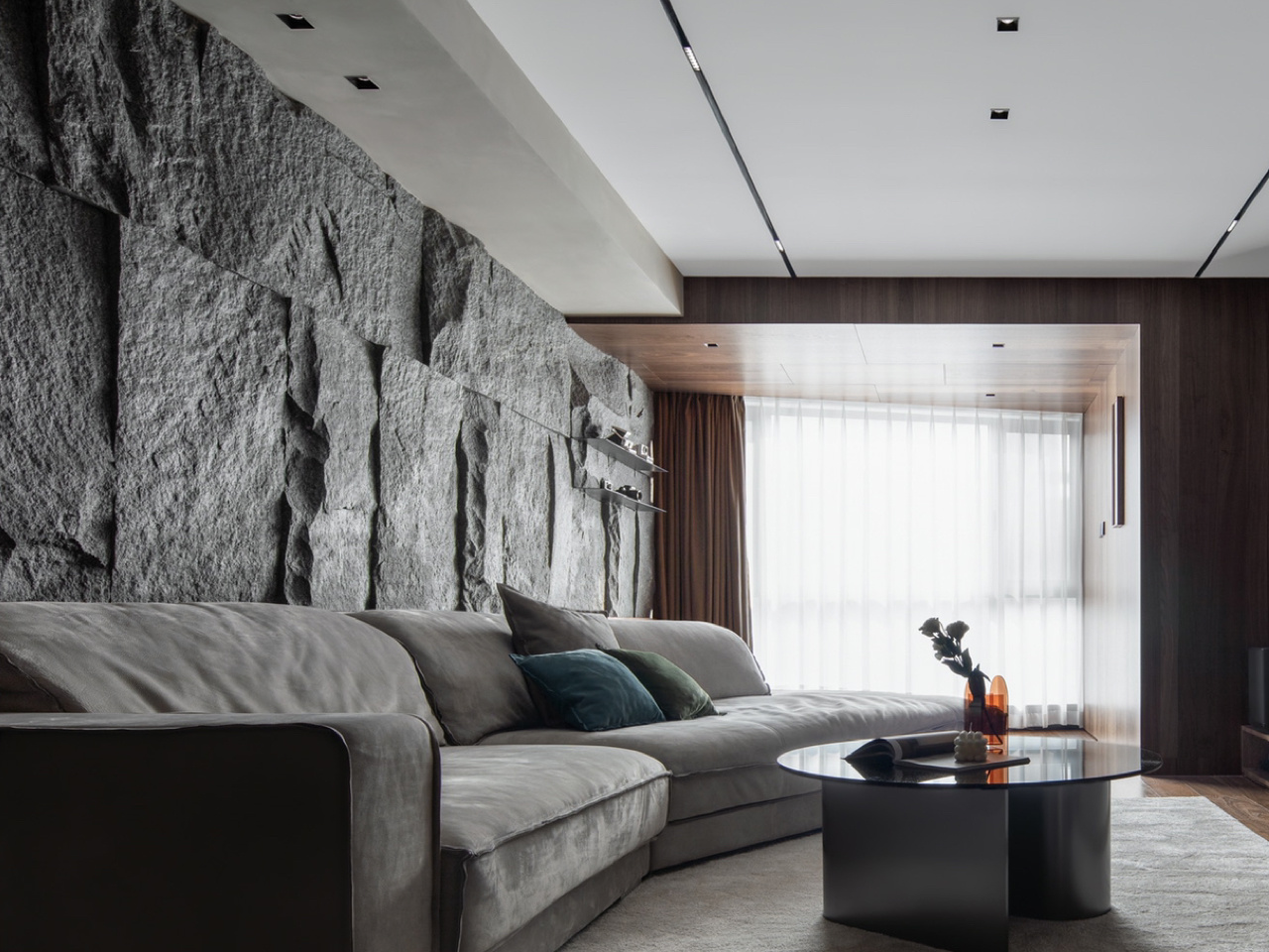 索菲特金大理石背景墻(圖1)