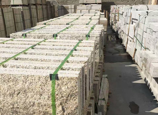 汶上黃銹石光面荔枝面石材外墻地面應用供應信息