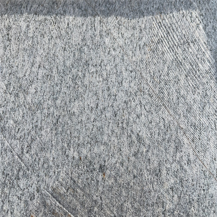 魯灰3公分厚地鋪石火燒板魯灰深灰色大理石廠家出貨(圖2)