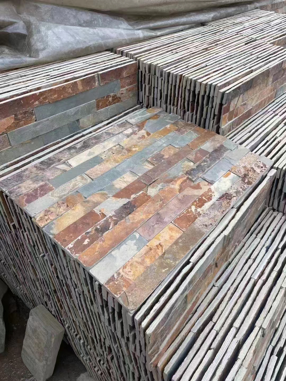 石材加工廠馬蹄石5公分厚產品供應