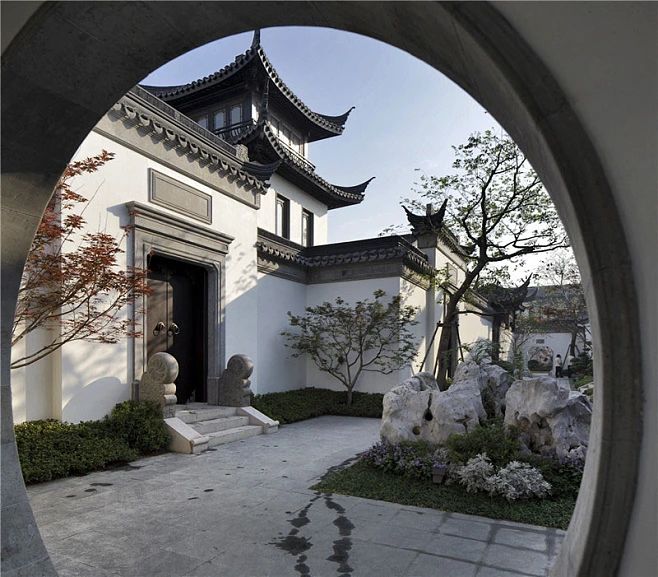 現代高級極簡耐看黑灰白無燈設計家裝