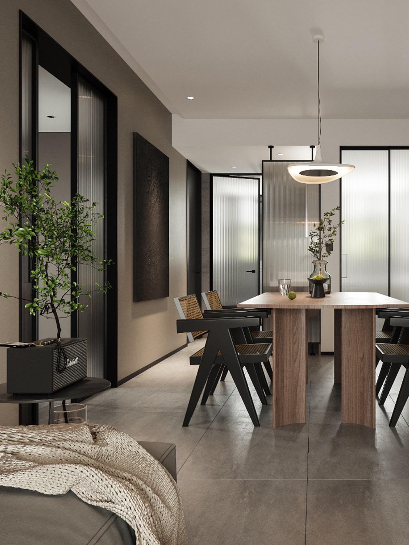 超乎想象的視覺效果：石材墻面與多種材質鏈接技巧分享(圖2)