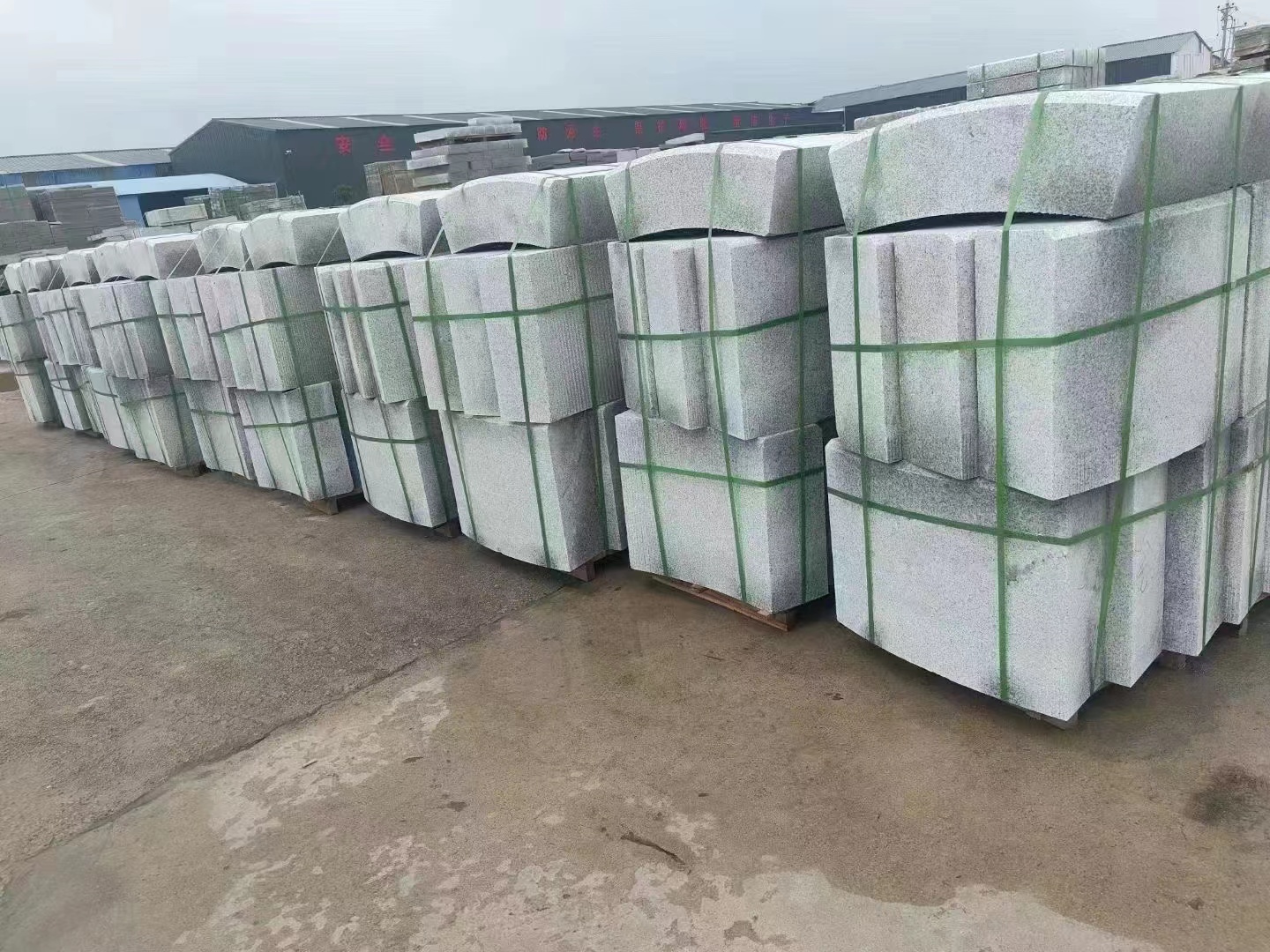 2.5公分厚灰色芝麻灰花崗巖外墻干掛火燒板光面荔枝面價(jià)格(圖4)