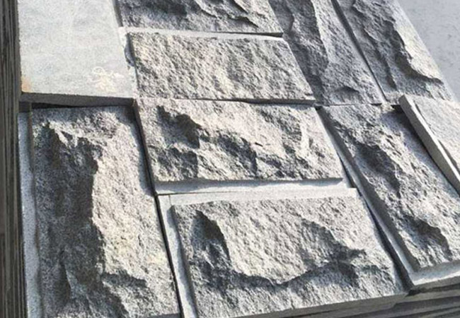 自然面芝麻黑石材