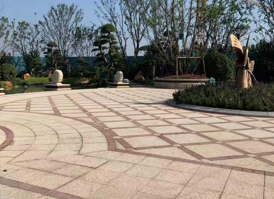 黃金麻石材鋪裝前要注意什么？