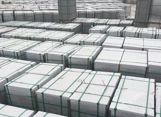 石材芝麻白火燒板